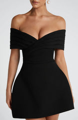 Solana Mini Dress - Black