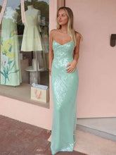 New Romantics Andy Diamond Bodice Maxi Dress in Apple