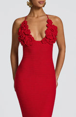 Celaena Maxi Dress - Red