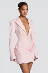 Susie Mini Dress - Blush