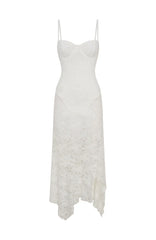 Darling Girl Midi Dress White