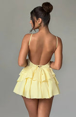 Veena Playsuit - Lemon