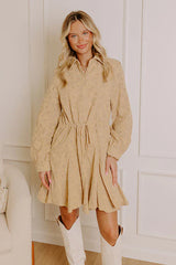 Blissful Smile Eyelet Mini Dress
