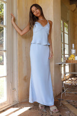 Aphrodite Maxi Skirt Blue