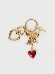 Aurelio Pendant Keyring Gold