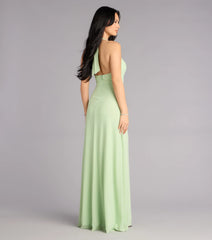 Kendall Mesh A-Line Formal Dress